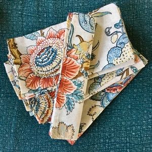 Floral Cloth Napkins